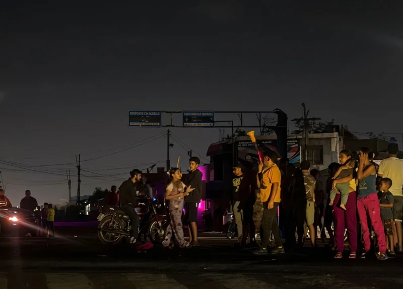 Protestas nocturnas por apagones paralizan avenidas en Aragua