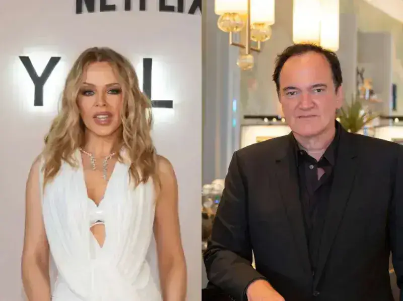 Kylie Minogue y Quentin Tarantino comparten rodaje en nuevo filme de Jamie Adams
