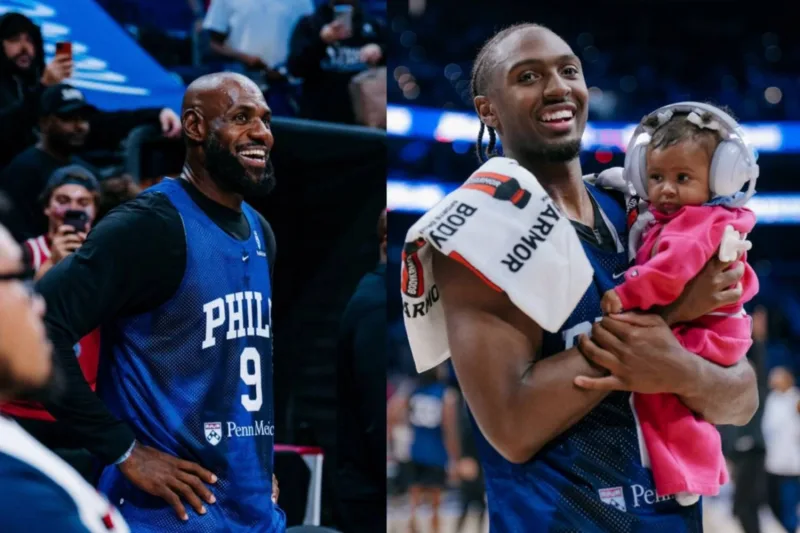 LeBron James y Tyrese Maxey protagonizan tierno momento viral