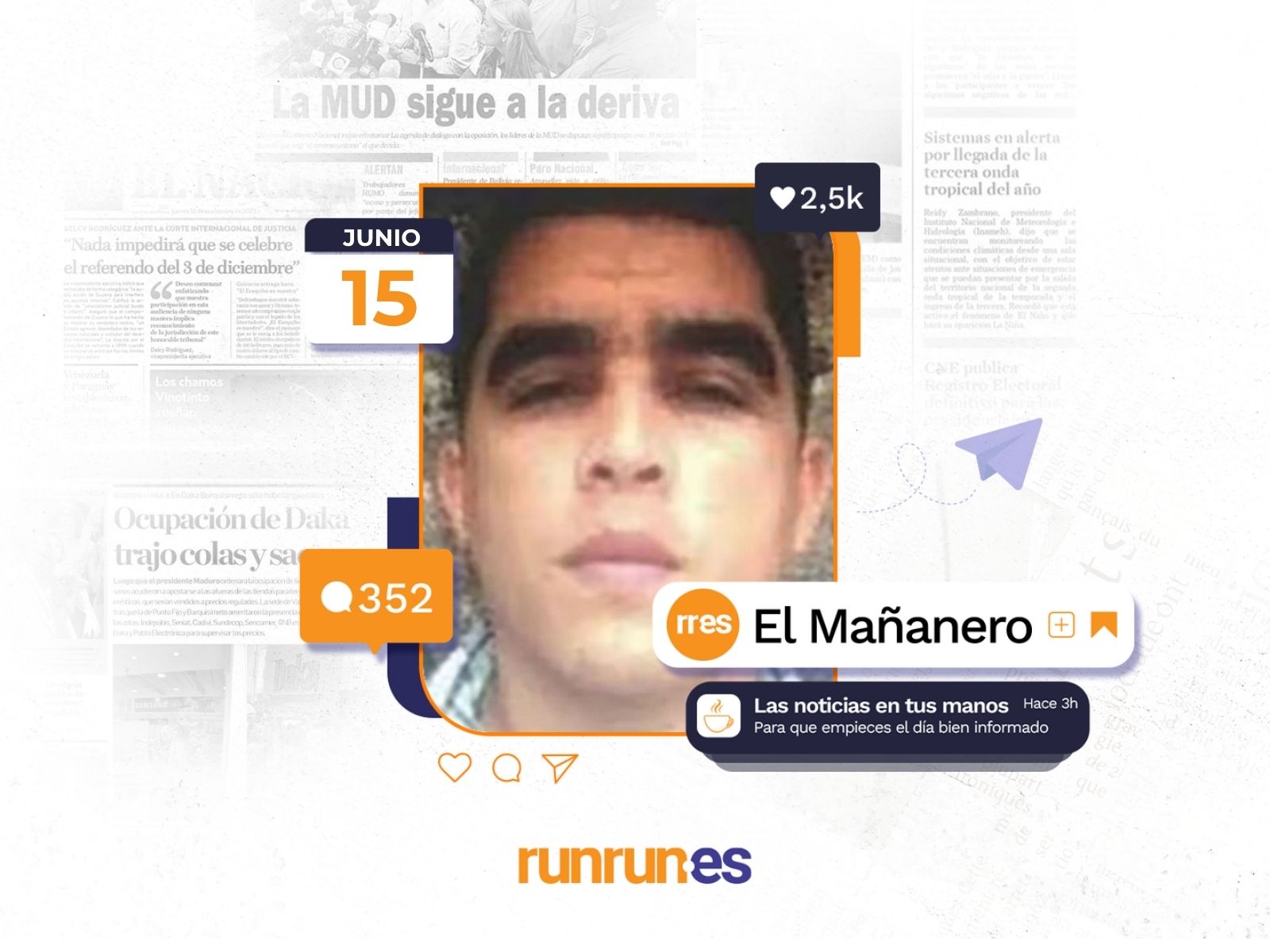 El Mañanero del 15 de junio pone el foco en el auge y la caída de Niño Guerrero