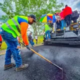 Arranca rehabilitación de la Troncal 1 con 6.000 toneladas