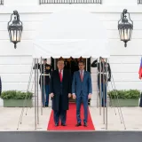 El presidente Trump se reúne en la Casa Blanca con la presidenta interina de la República Bolivariana de Venezuela (49494079201)