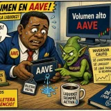 AAVE repunta 6,77% entre dudas por falla ligada a Aave