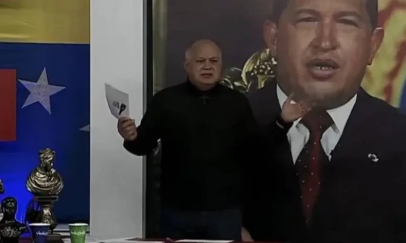 Diosdado Cabello califica de show las denuncias de Machado y la reta