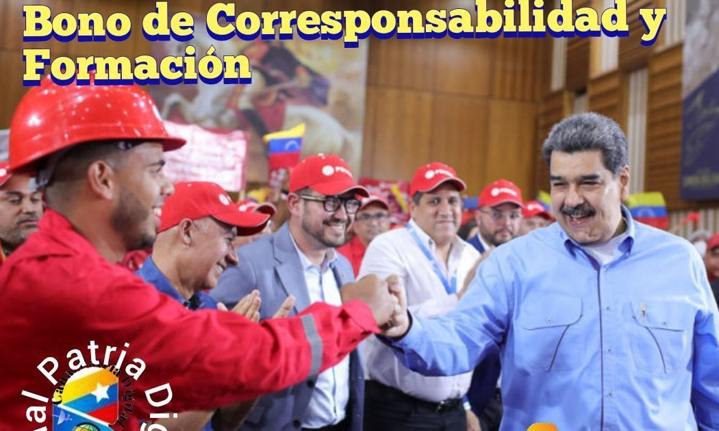 Pagan bono Corresponsabilidad y Formación de octubre por Patria