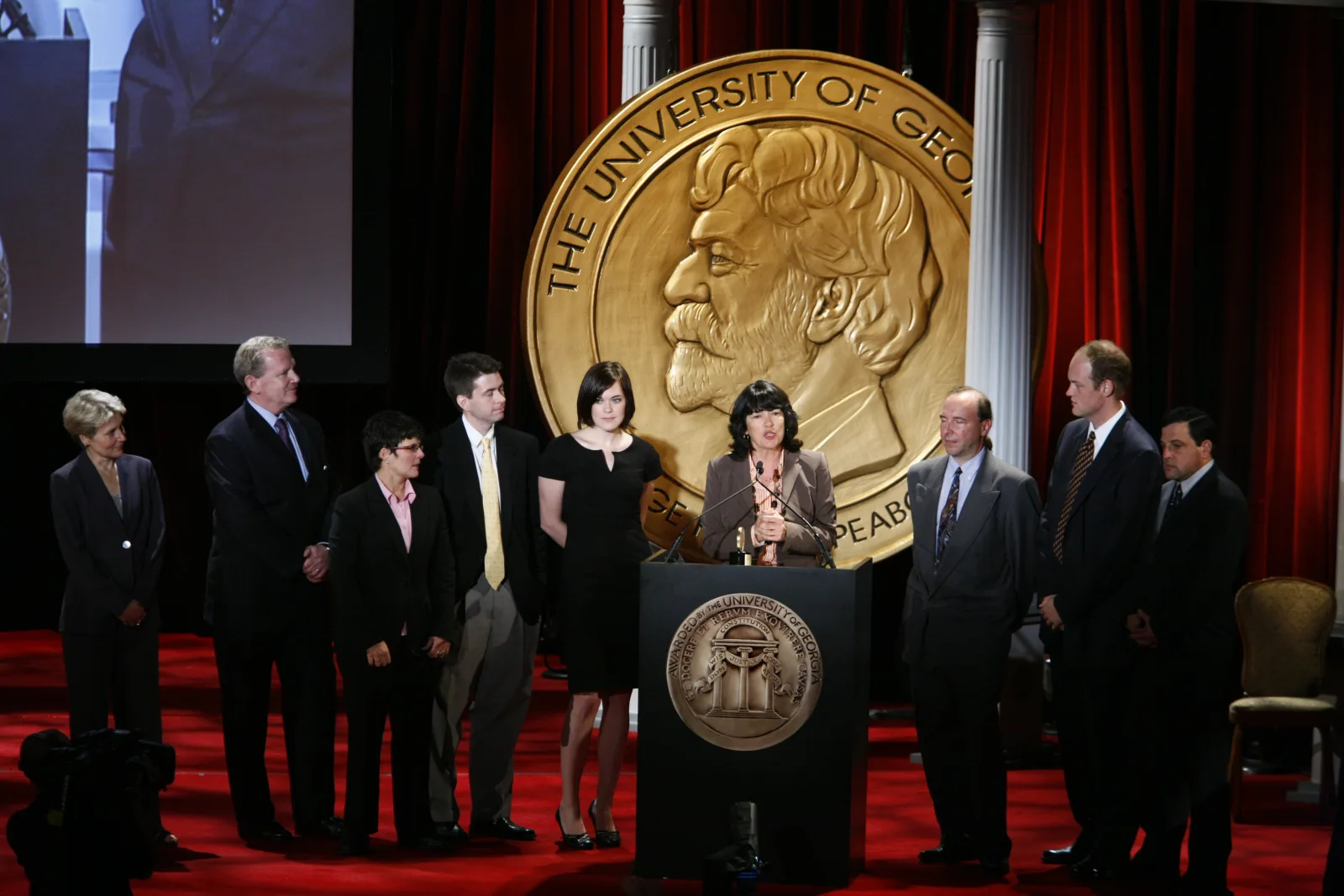 Christiane Amanpour acepta el Premio Peabody, junio de 2008 (1)