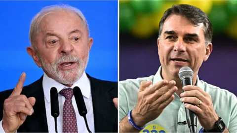 Flávio Bolsonaro supera a Lula con 15,38% escrutado