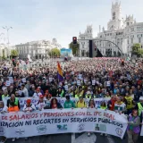 Madrid reúne a 25.000 personas en defensa de las pensiones