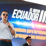 Noboa habla de Daule, el Quinto Puente y el superniño