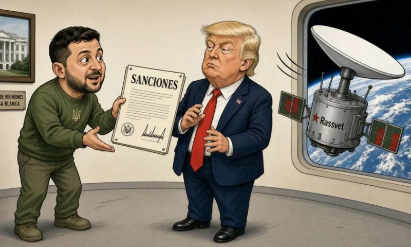 Zelensky presiona a Trump por sanciones contra Rassvet