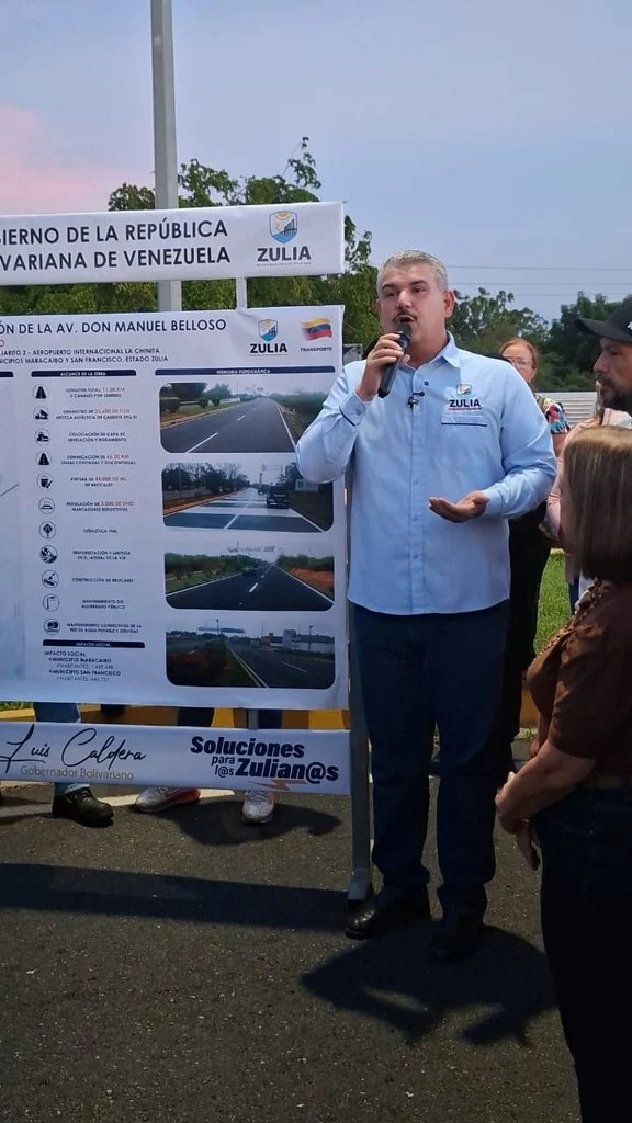 Caldera entrega 11 kilómetros de vialidad hacia La Chinita