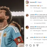 Cristiano Ronaldo felicita a Messi tras su despedida de la Albiceleste