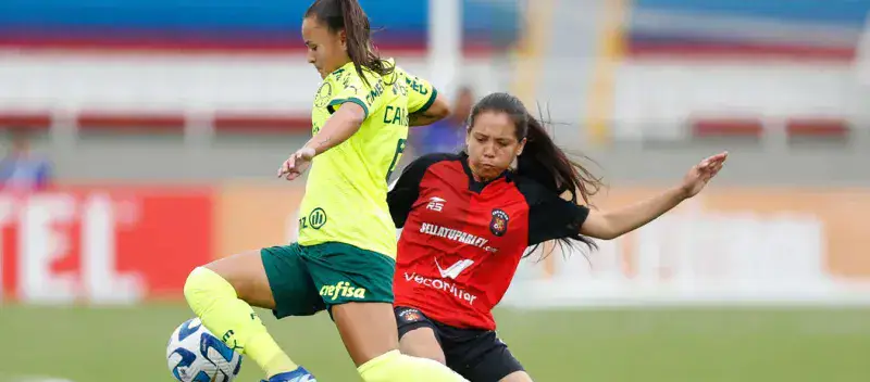 Caracas sufrió goleada ante Palmeiras en la Libertadores Femenina