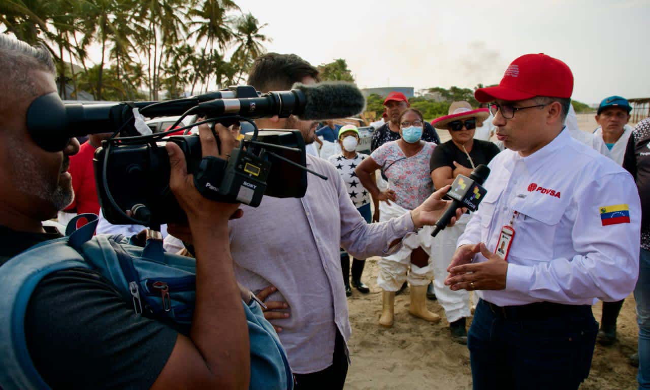 Pdvsa informa avance del 99 % en saneamiento de aguas por derrame de El Palito 