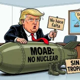 Trump descarta opción nuclear y despliegue terrestre en Irán