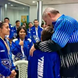 Luis Caldera abanderó la delegación zuliana para los Judenacom