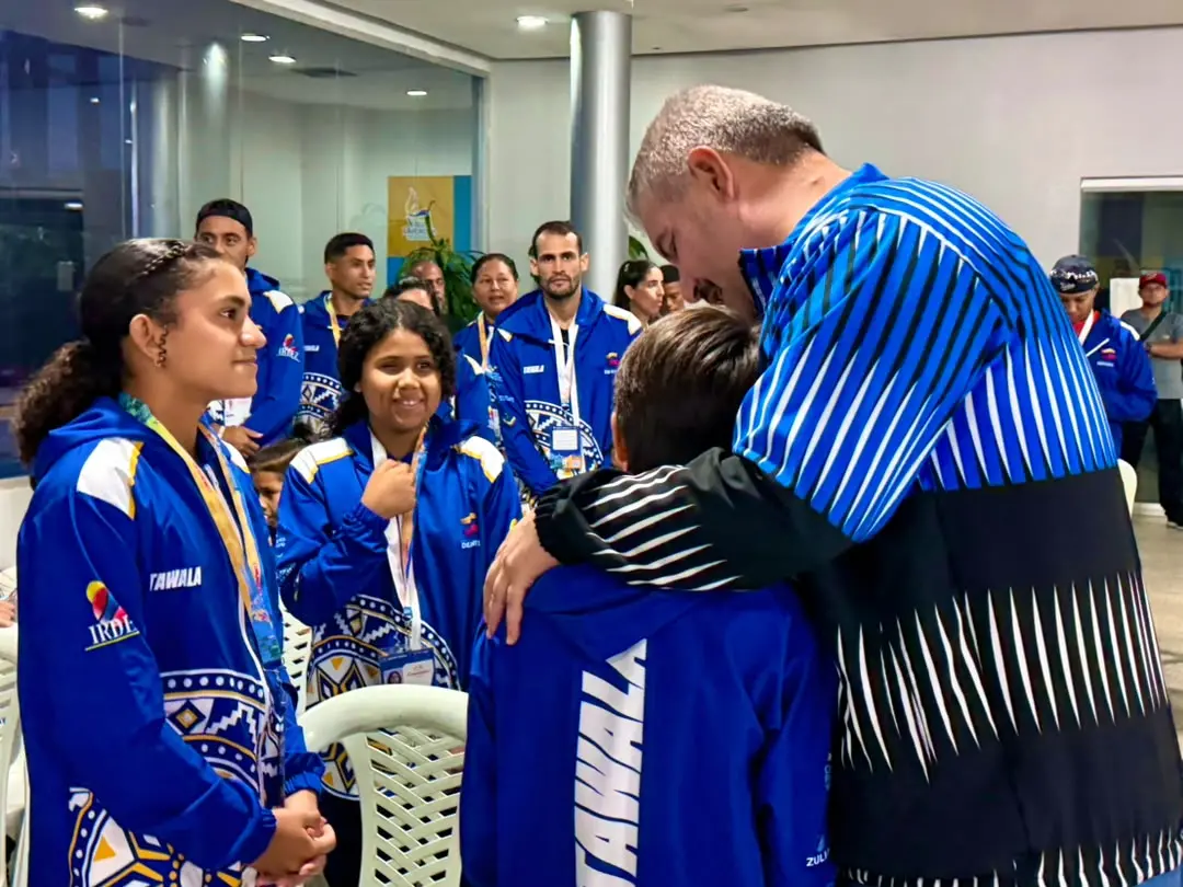 Luis Caldera abanderó la delegación zuliana para los Judenacom