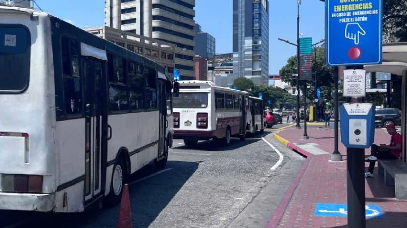 Pasaje urbano sube a 220 bolívares en el área metropolitana