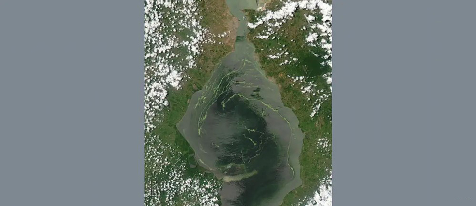 Nueva imagen del lago de Maracaibo esconde un oscuro secreto