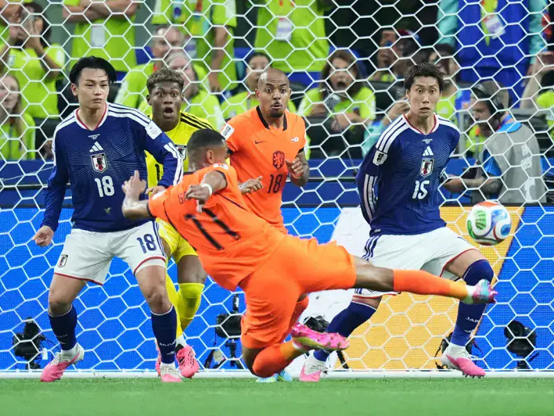 Japón empató sobre el final con Países Bajos en un partido vibrante