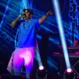 Daddy Yankee durante un concierto del Con Calma Tour en 2019