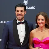25th Laureus World Sports Awards Red Carpet Paula Echevarría, Miguel Torres 240422 190037