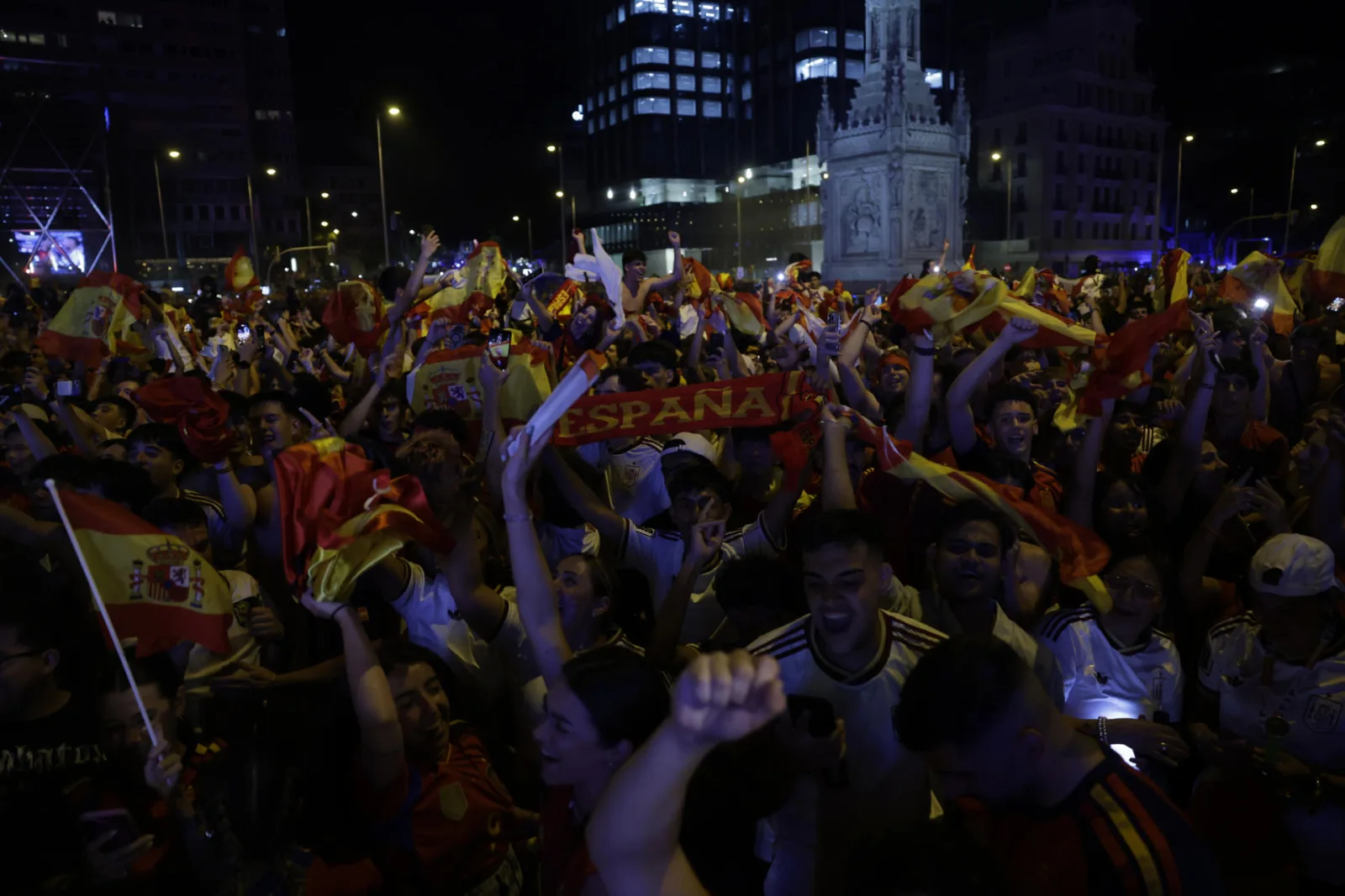 España celebró su segundo Mundial con fiestas masivas