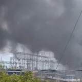 Incendio en la subestación eléctrica El Manzano de Barquisimeto