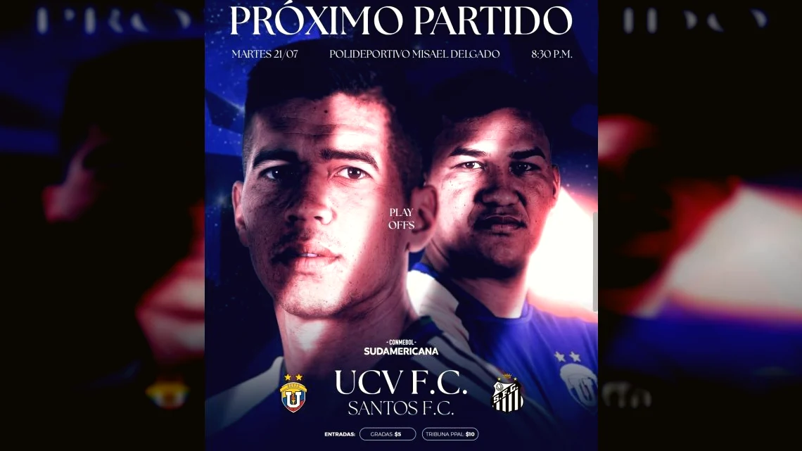 EN VIVO: UCV FC vs Santos — Copa Sudamericana