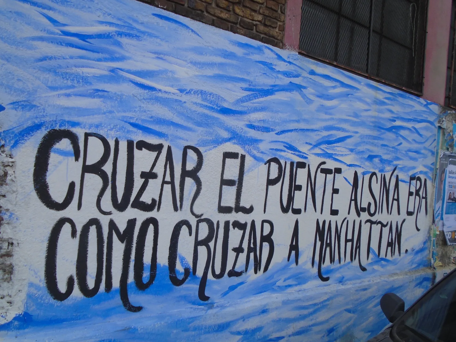 Célebre frase de Diego Armando Maradona en referencia al puente Alsina