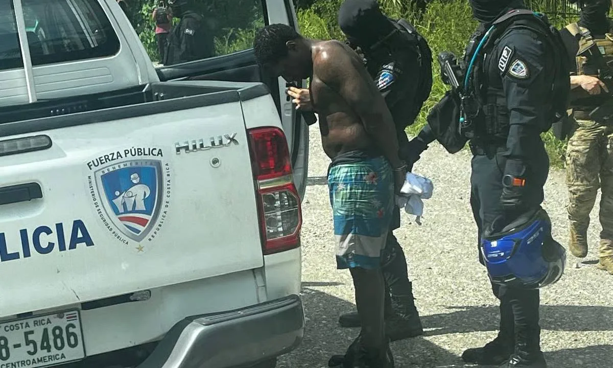Cae en Costa Rica prófugo panameño del Tren de Aragua