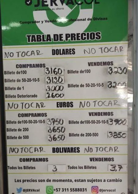 Dólar en La Parada: cotización del 25 de octubre