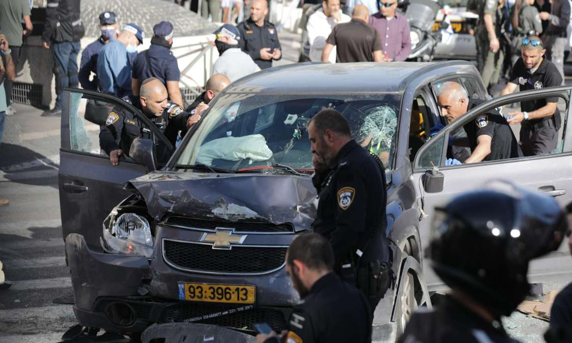 Cinco heridos en presunto ataque por atropello en Jerusalén