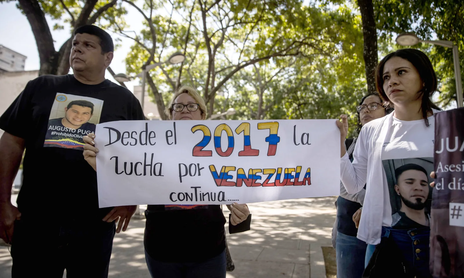Familiares piden justicia por asesinados en protestas de 2017