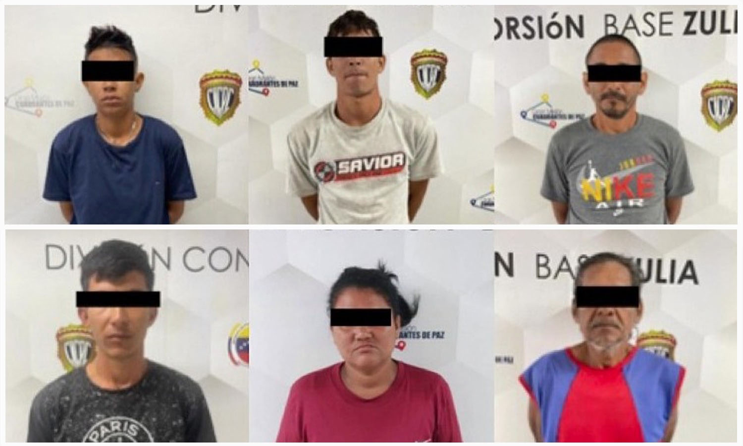 Arrestan en Maracaibo a 6 miembros de la banda de "Yeico Masacre"