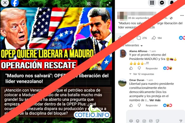 Falso: la OPEP no pidió la liberación de Nicolás Maduro