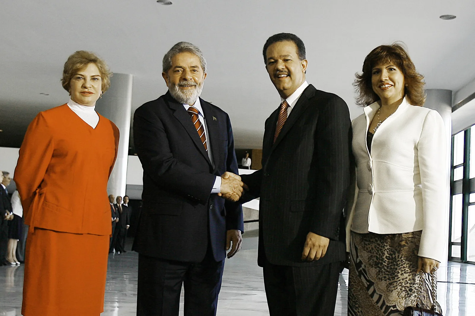 Luiz Inácio Lula da Silva & Leonel Fernández 2007Jun20 Brazilia