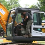 Mauricio Macri supervisó las obras del arroyo Vega, en Belgrano (8556864757)