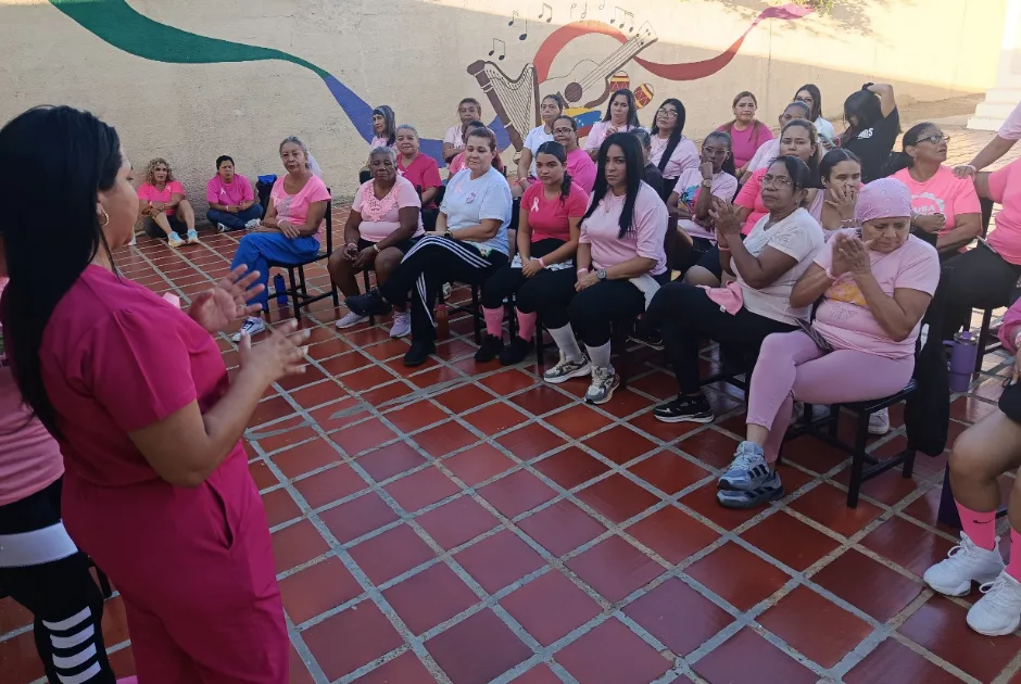 Cardiosalud llevó campaña de senos saludables a Coro