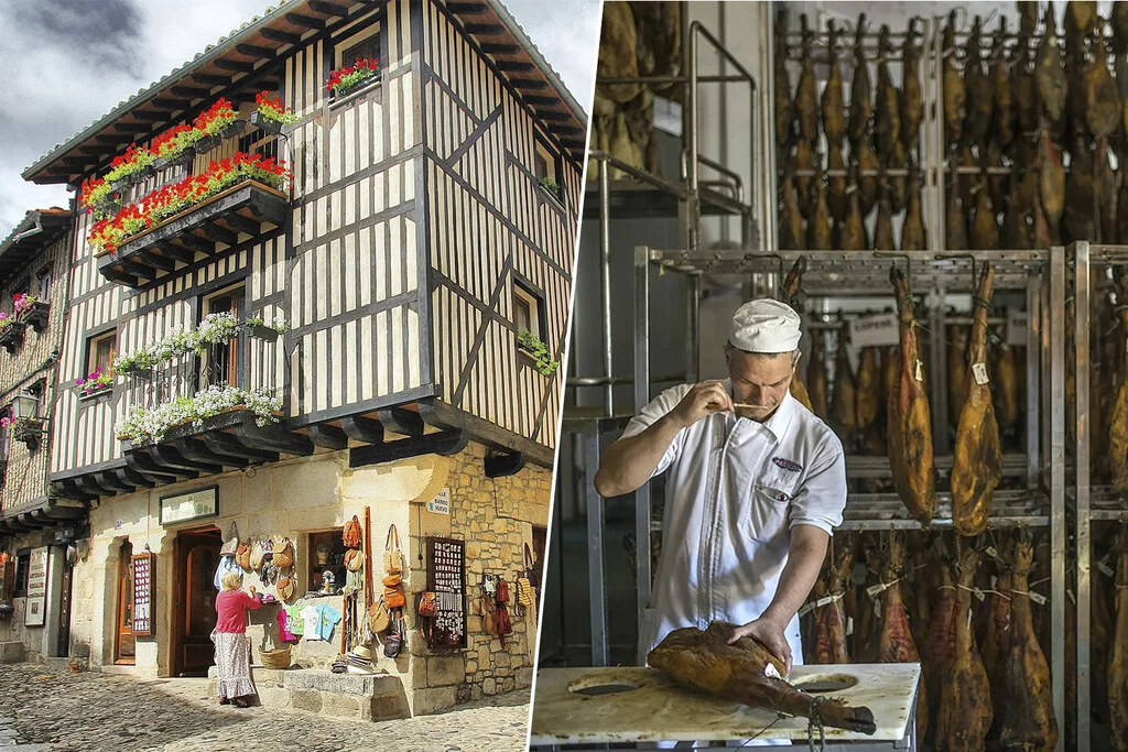 La Alberca, el pueblo salmantino que seduce por su jamón