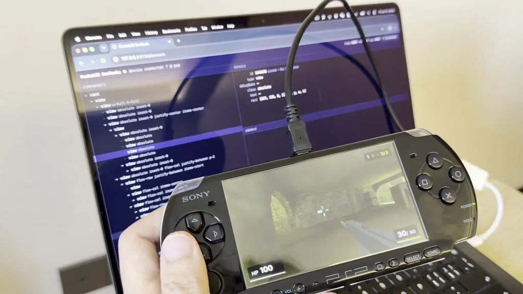 Un proyecto revive Counter-Strike en la PSP con 60 FPS