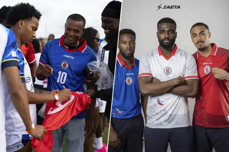 La camiseta de Haití en su regreso al Mundial desata polémica y obliga a la FIFA a pedir cambios