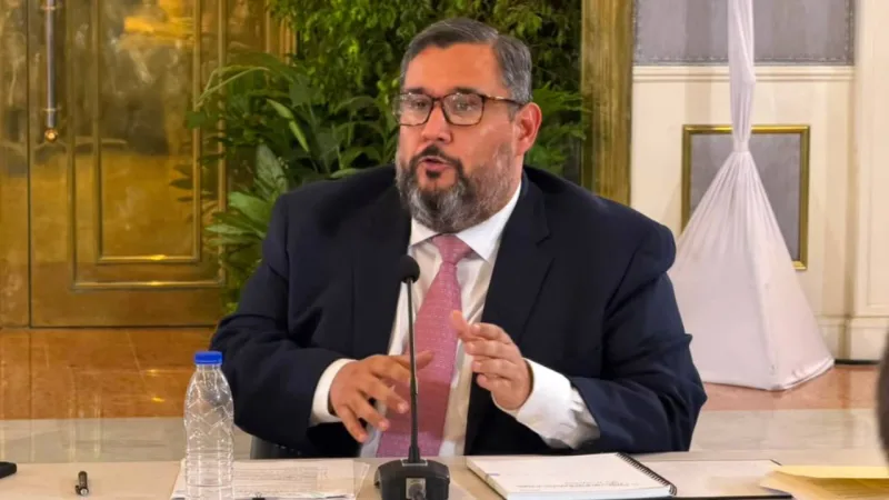 Matheus pide a la sociedad civil postularse al Comité Judicial