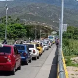 Congestión en el ingreso a San Antonio del Táchira