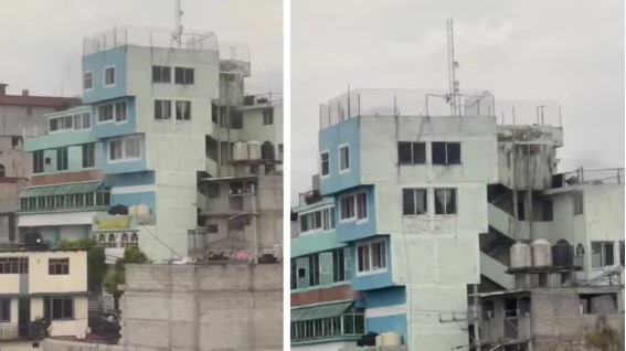 “Tenían el plano al revés”: construyeron un edificio en forma de pirámide invertida y estallaron en las redes