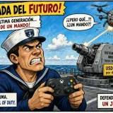 Láseres antidrones de la Marina usarían mandos tipo Xbox
