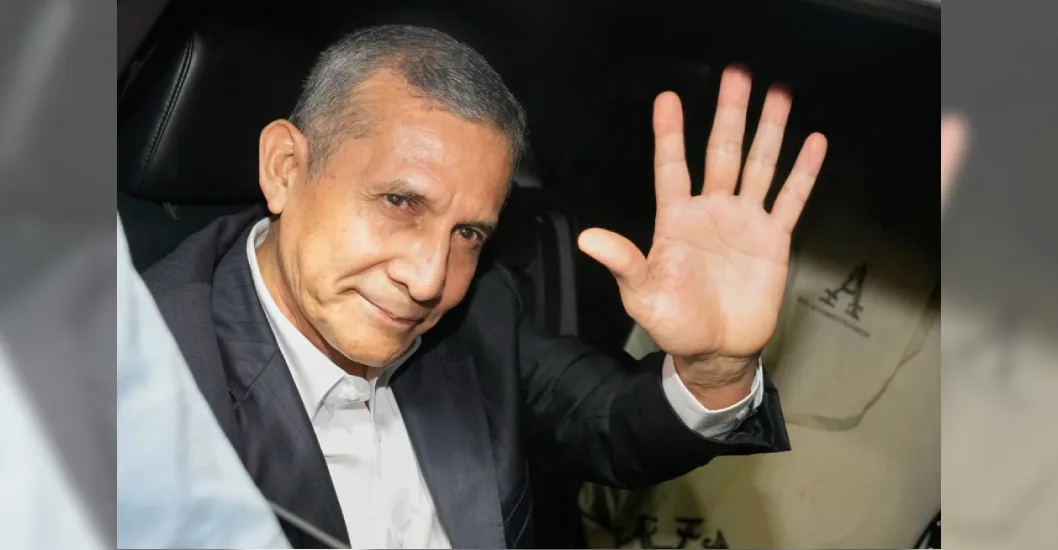 Ollanta Humala sale libre tras anularse su condena de 15 años