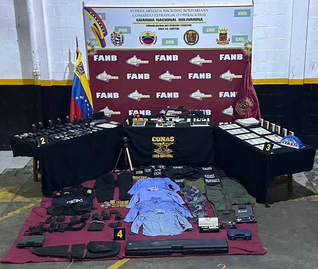 Incautan arsenal tras allanamiento en galpón