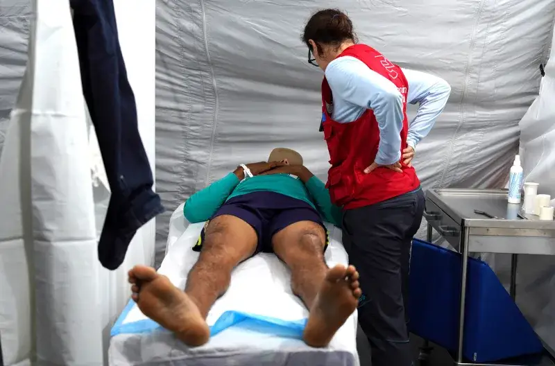 Hospital de campaña español en Caracas brinda atención a 1.805
