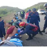 Bus de excursión volcó en la Morón-Coro y dejó lesionados